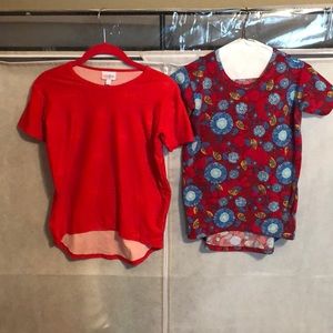 Set of 2 Kids Lularoe Gracie Tops❤️❤️